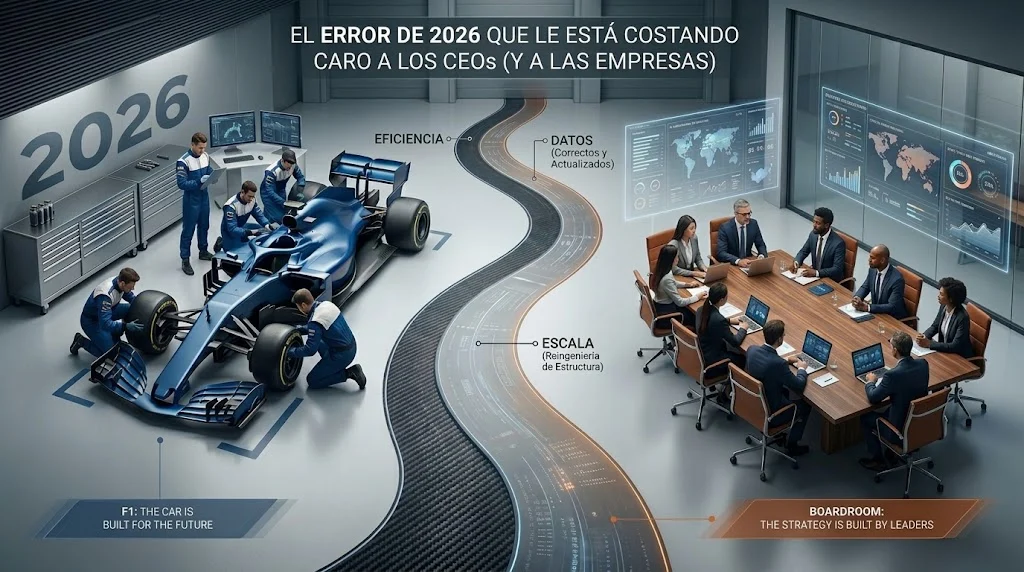 El error de 2026 que le está costando caro a los CEOs: eficiencia, datos y escala